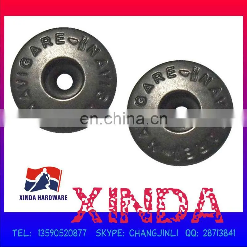 Metal Jeans Rivets,17mm,Made of Brass,Plating finishing,Customized Designs and OEM Orders Welcomed