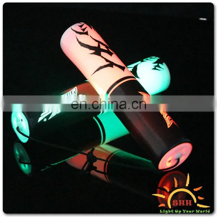 Flashing nunchakus toy with double stick