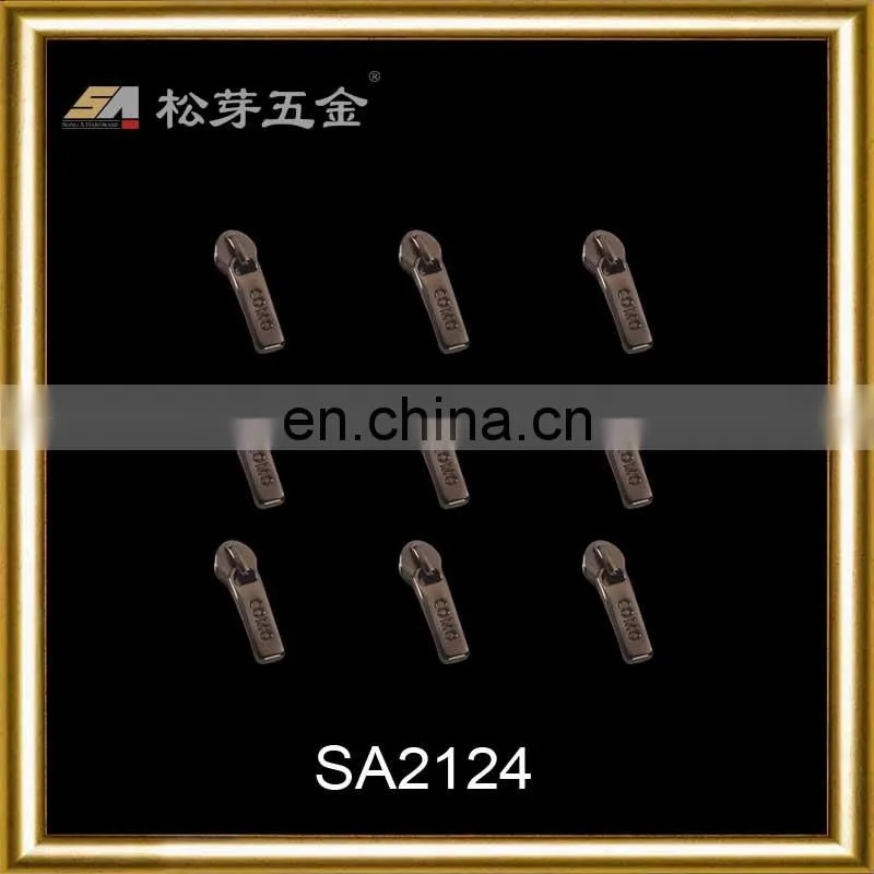 Sigelei replacement parts luxury zipper puller,custom metal zipper pull