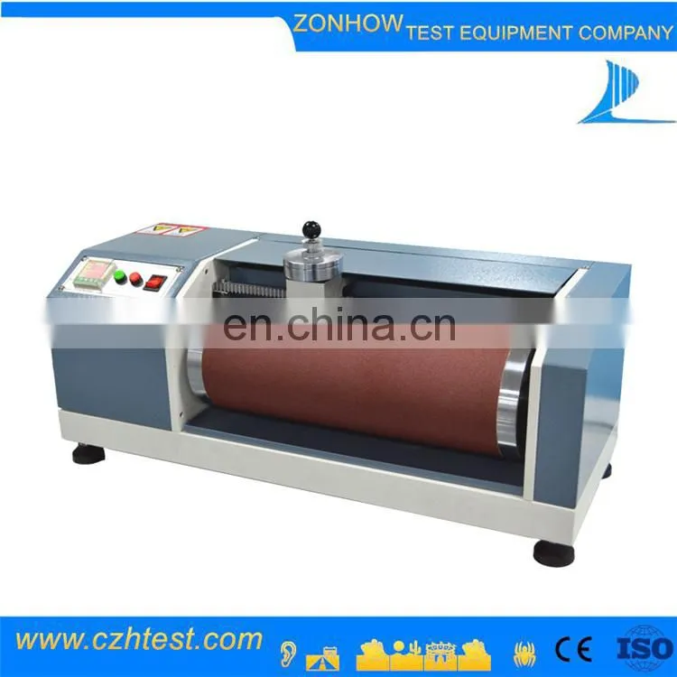 High Quality plastic rubber leather test lab rolling abrasion testing machine