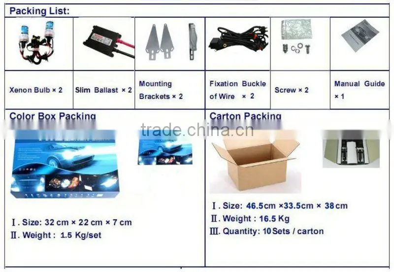 HID XENON KIT H26000k hid kit