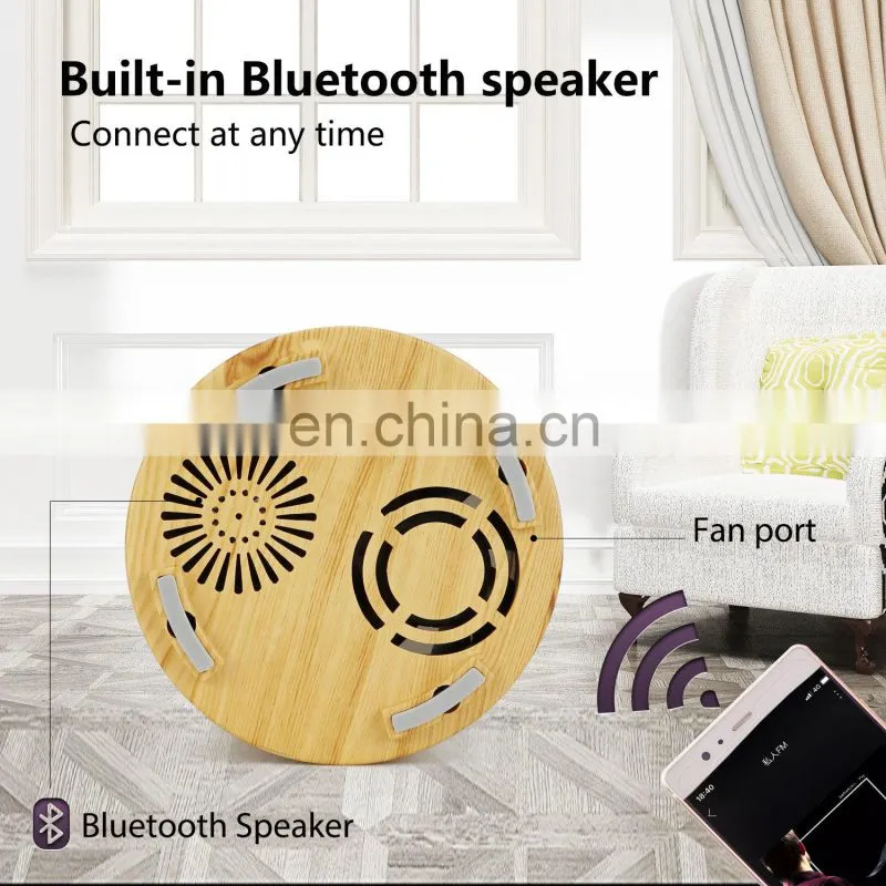 Factory price essential oil humidifier 200ml music aroma diffuser with bluetooth speaker for room