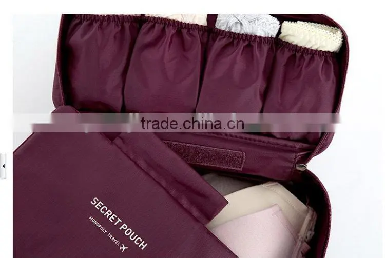 Portable Travel Drawer Dividers Closet Organizers Bra Underwear Storage Bag