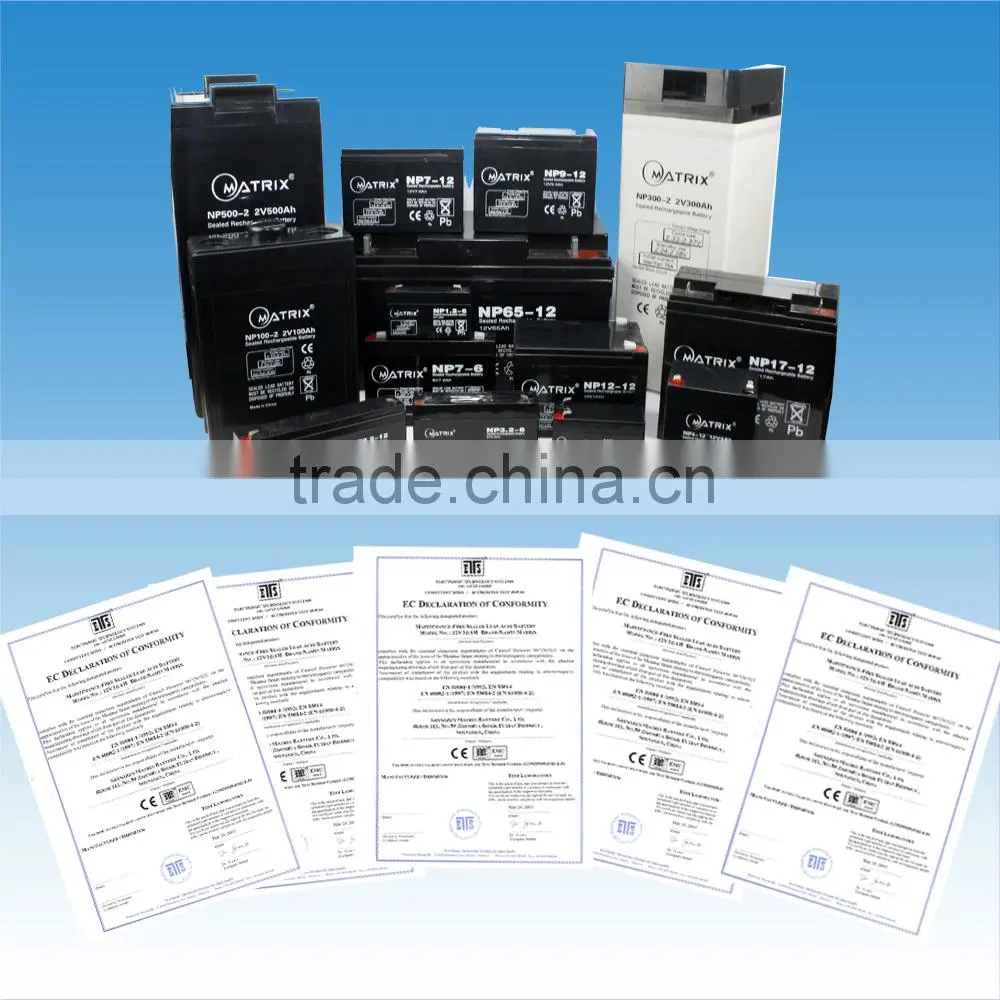 Sealed type 12v 100ah Gel battery for solar and wind system