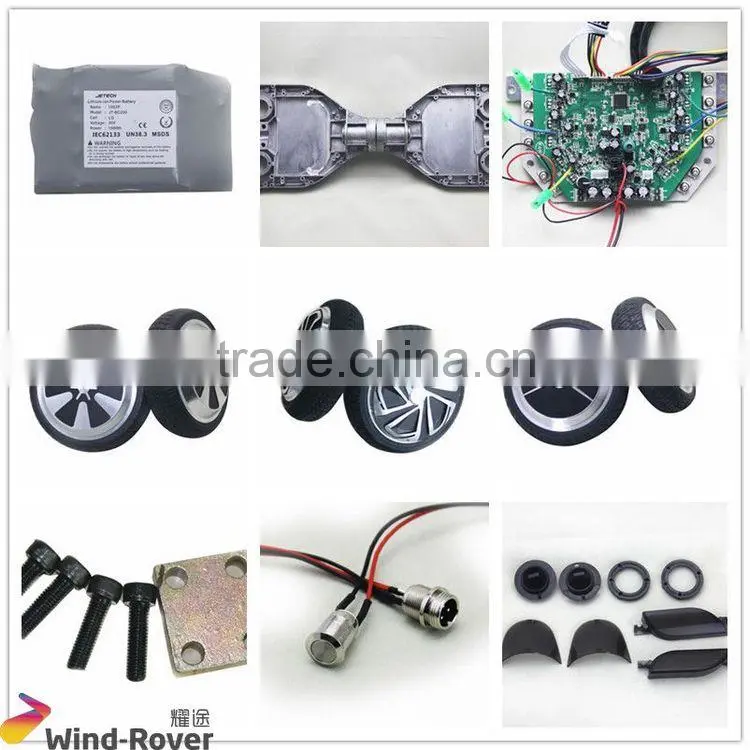mother board 2 wheels self balancing led display wheel board