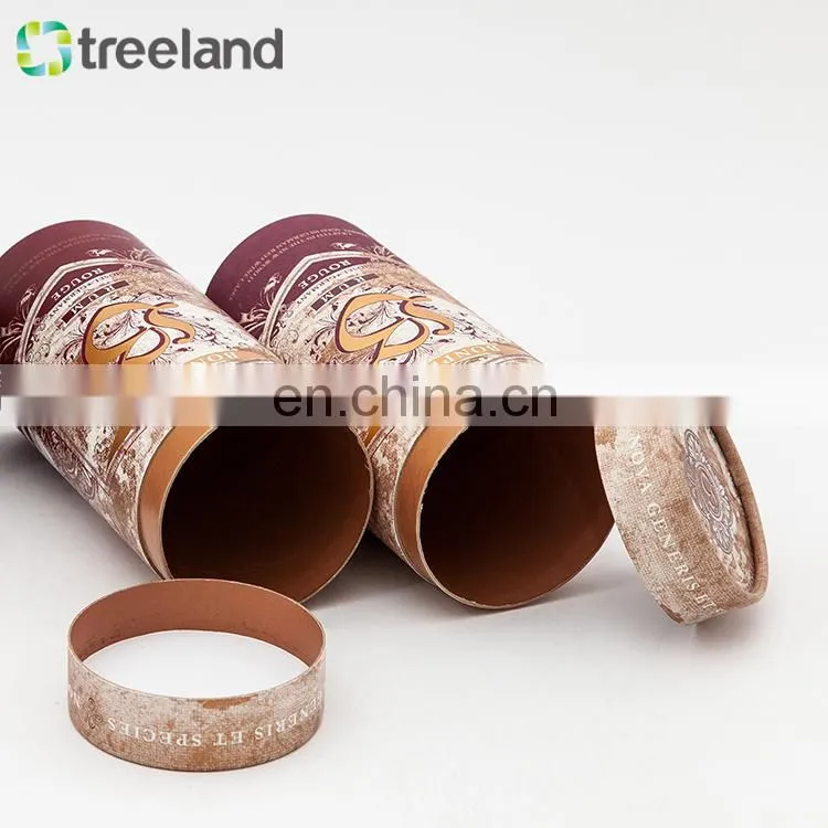 Design your own free sample kraft paper tube packaging , eco-friendly round carton cardboard box paper tube