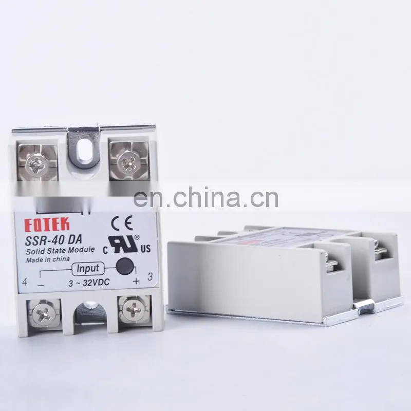 Single Phase Solid State Relay SSR-40DA SSR-25DA SSR-10DA DC To AC 3-32VDC Input 24-380VAC Output solid state relay