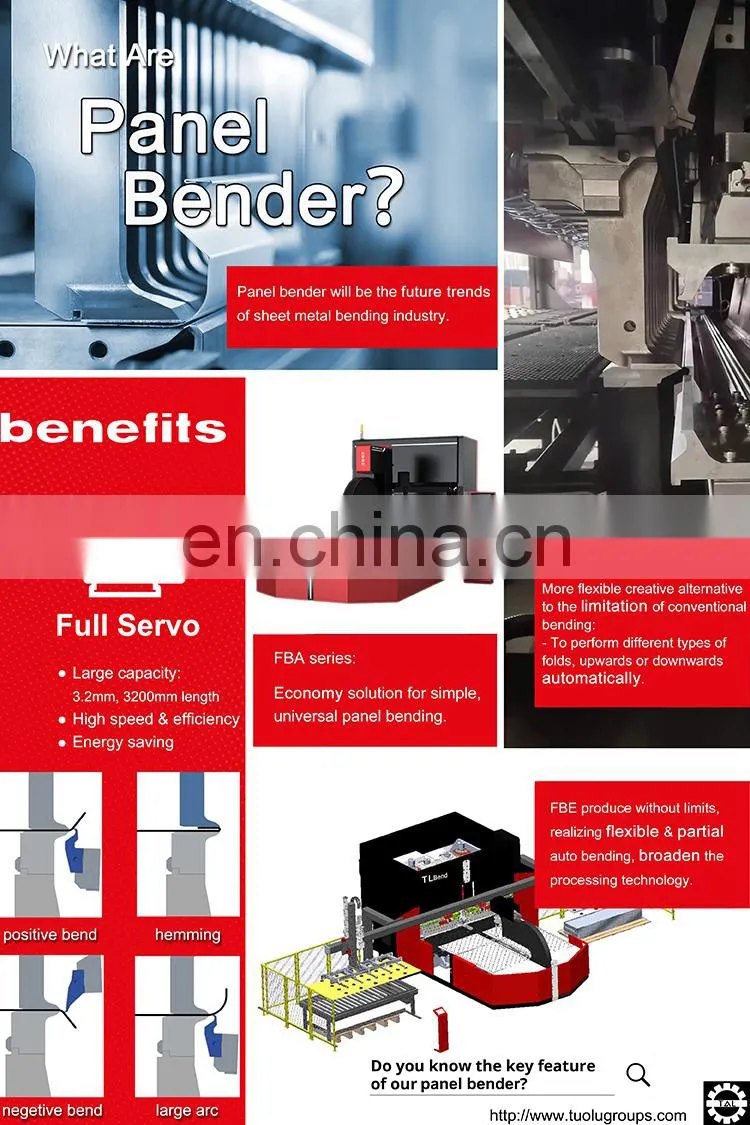 T&L Brand FBE Series Auto Panel bender machine CNC Bending Center