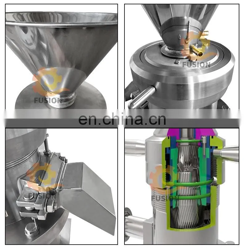 Factory Cashew Butter Production Line 200kg/h Tahini Hummus Production Line Peanut Production Line