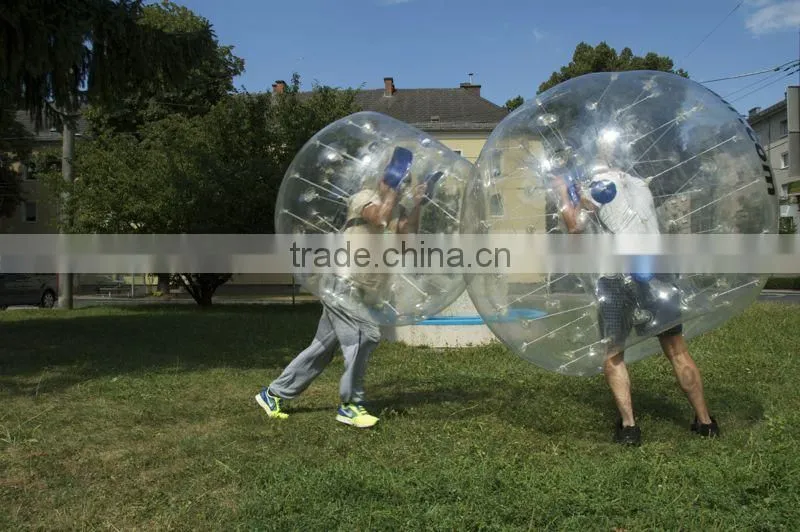 Fashionable sports entertainment football inflatable zorb ball