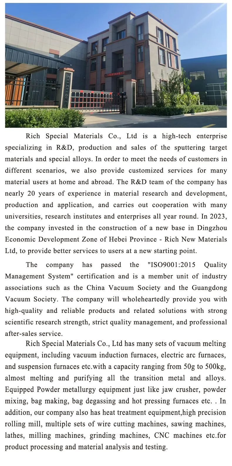 Company profile