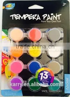 12ct*20ml Glitter Tempera Paint A0370