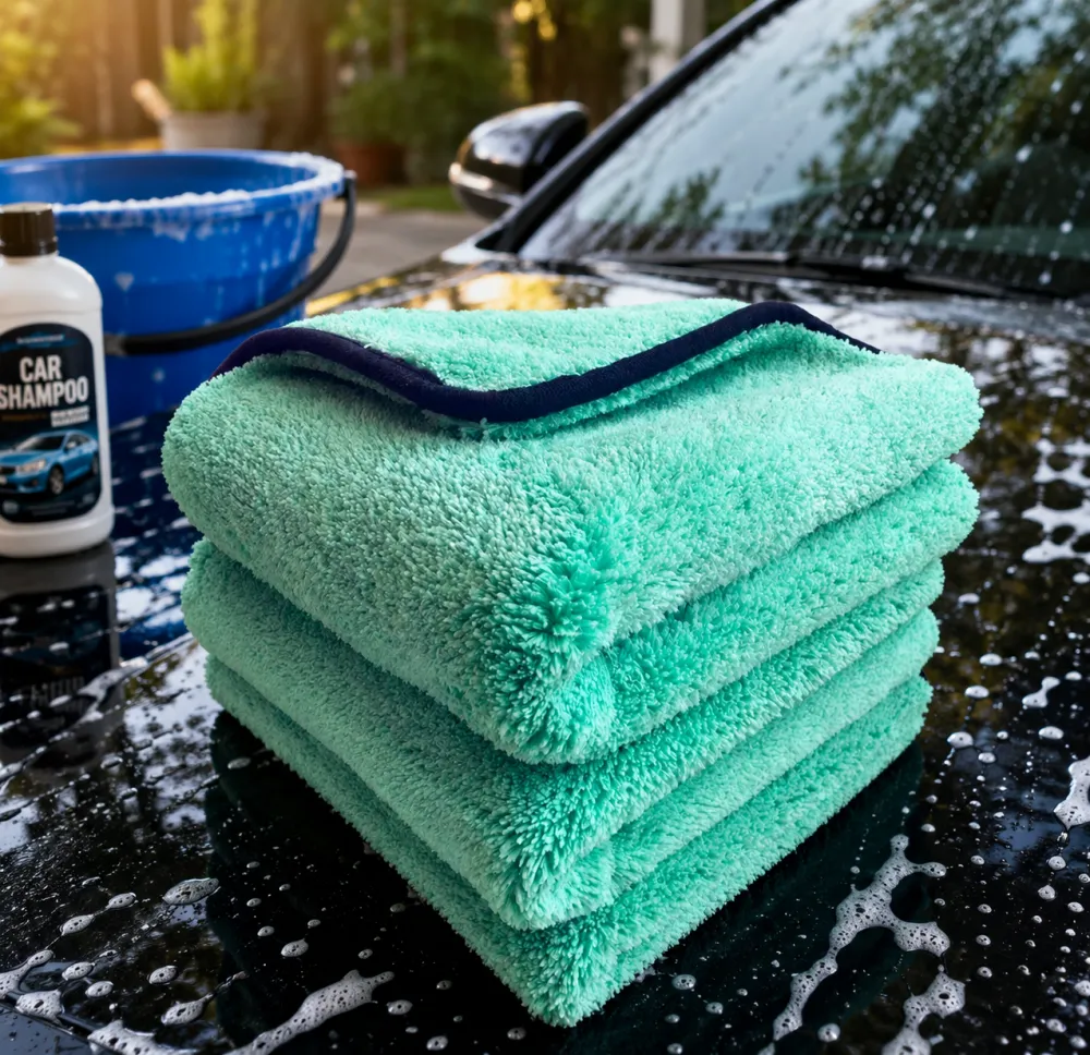 Premium-Plush-Microfiber-Car-Wash-Towels