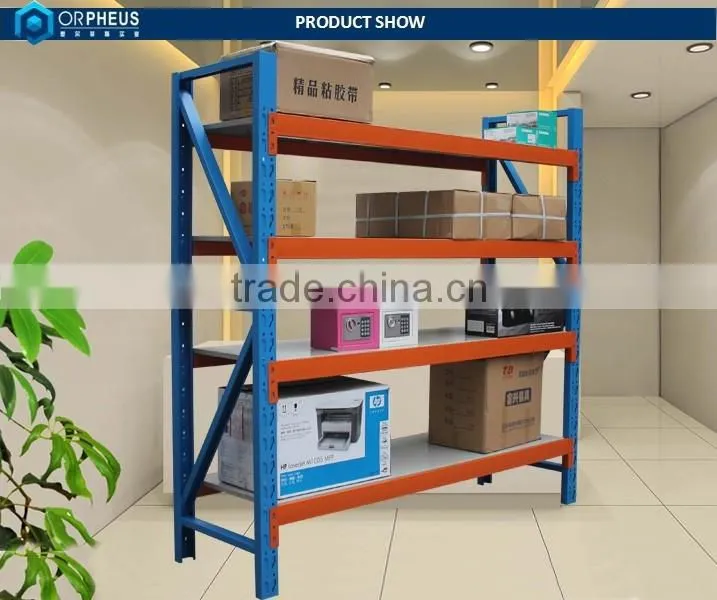Colorful Shop Storage Furniture Custom Metal Rack Commodity Shelf