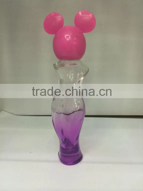 Hello Kitty Head Glass Perfume Bottles