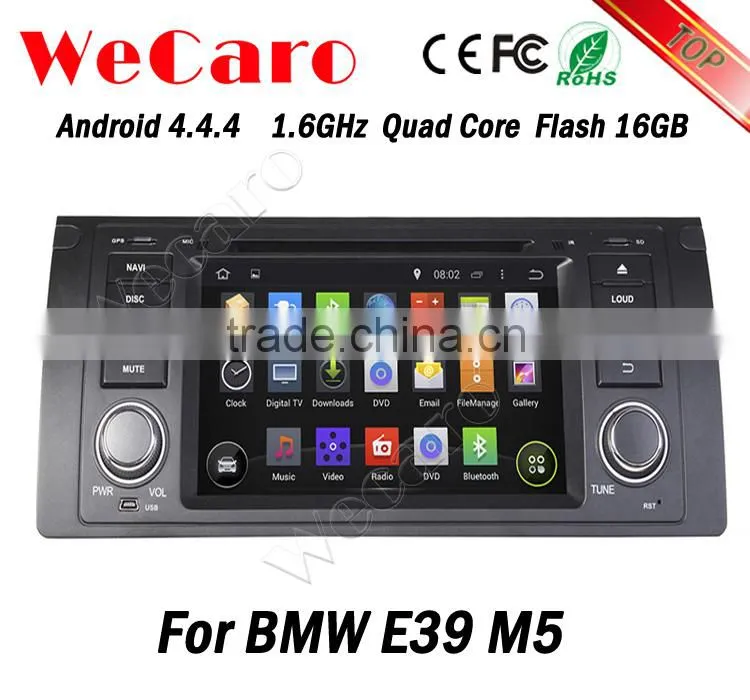 Top Version Android 4.4.4 car dvd 2 din double din radio tv tuner for bmw e39 e53 mirror link tv tuner 2000-2007