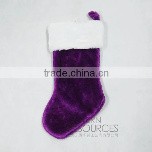Plush Colorful Christmas Stocking