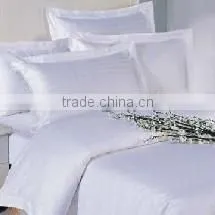 100%cotton hotel stripe sheet set