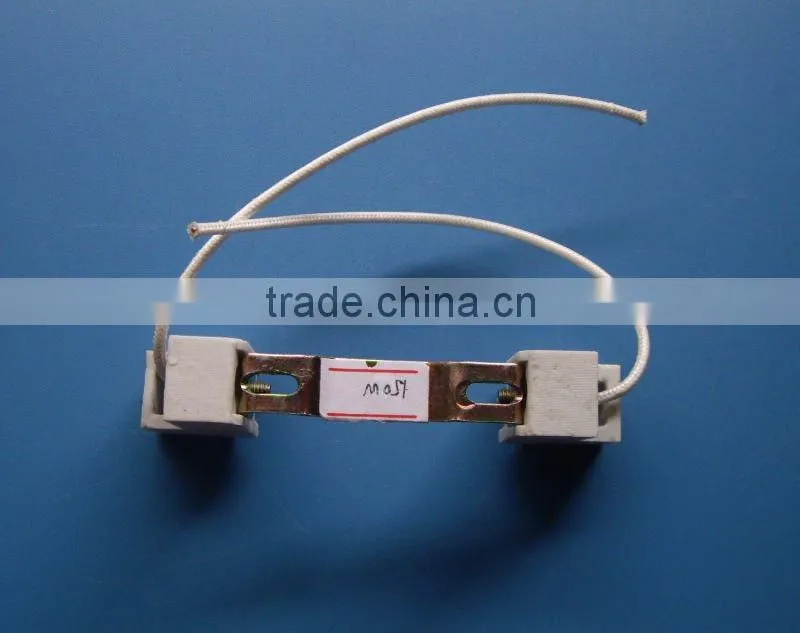 Fujian Lampholder,bulb holder/78mm Halogen Porcelain Lamp Holder