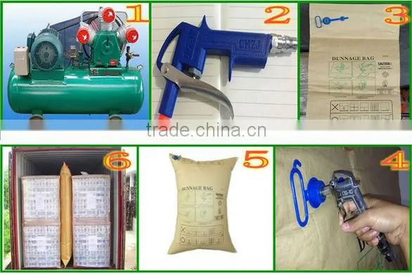 brown kraft paper factory seller inflatable dunnage bag air pillow
