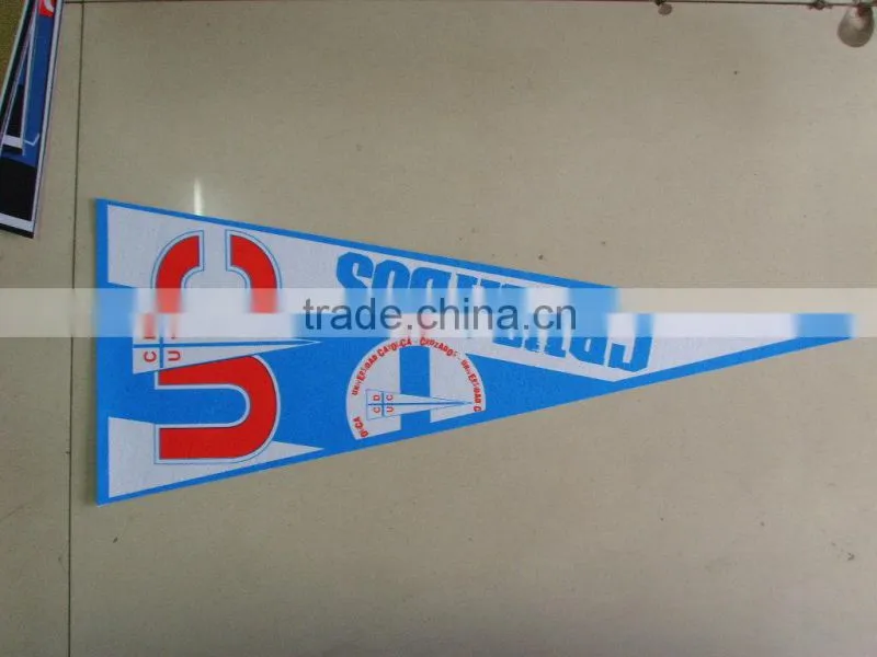 Advertising outdoor triangle banner felt banner