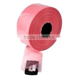 Lay flat pink anti static tubing