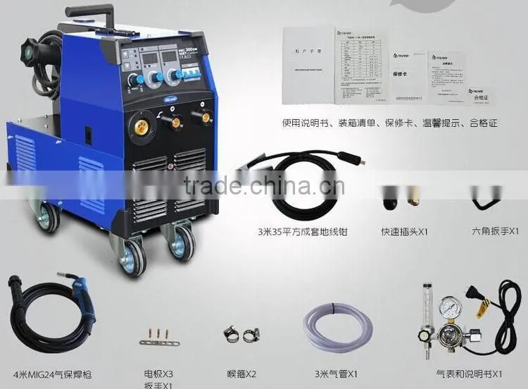mig-300 igbt inverter co2 mig welding machine
