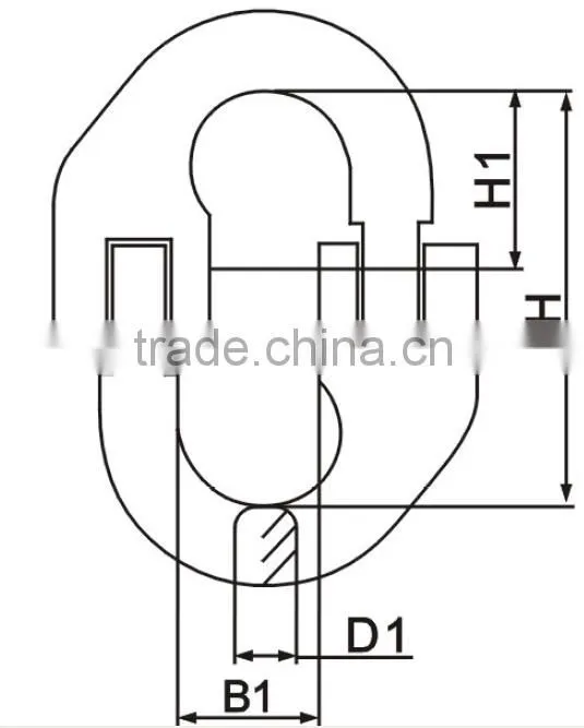 G80 European Type Connecting Link
