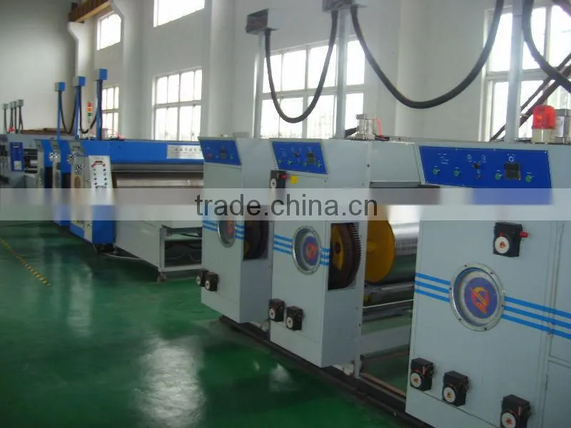 One color carton flexographic printing slotting machine