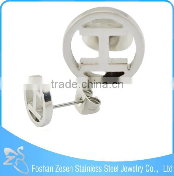 ZS20005 fashion stainless steel earring , surgical steel earrings , guitar earring