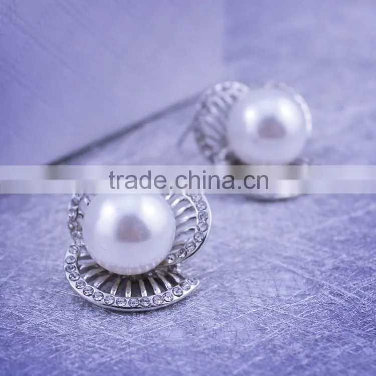 Latest Fashion Handsome Flower Necklace/Earrings Sets For Girl