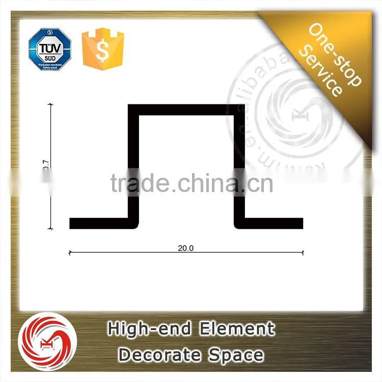 Modern house design stainless steel tile ceramic profile tile trim