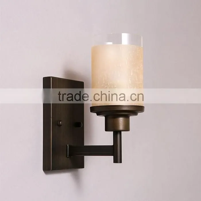 led wall lamp modern for home hotel and metal wall light glass wall lamp china supplier