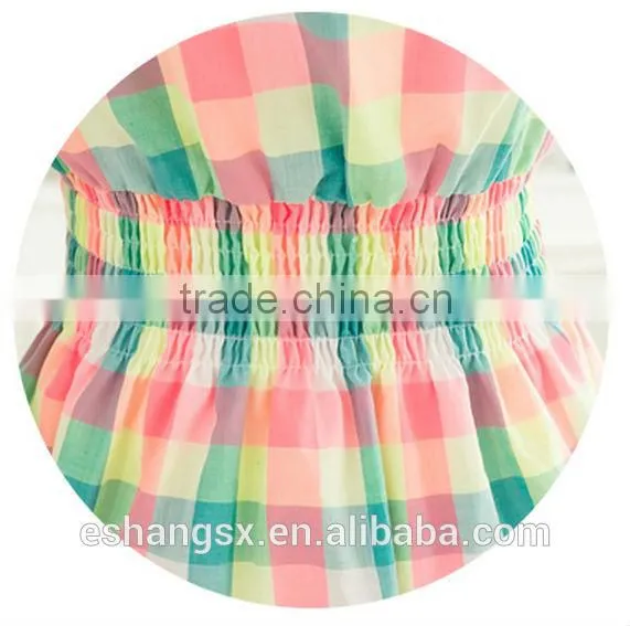 Beautiful checkered dresses for girls