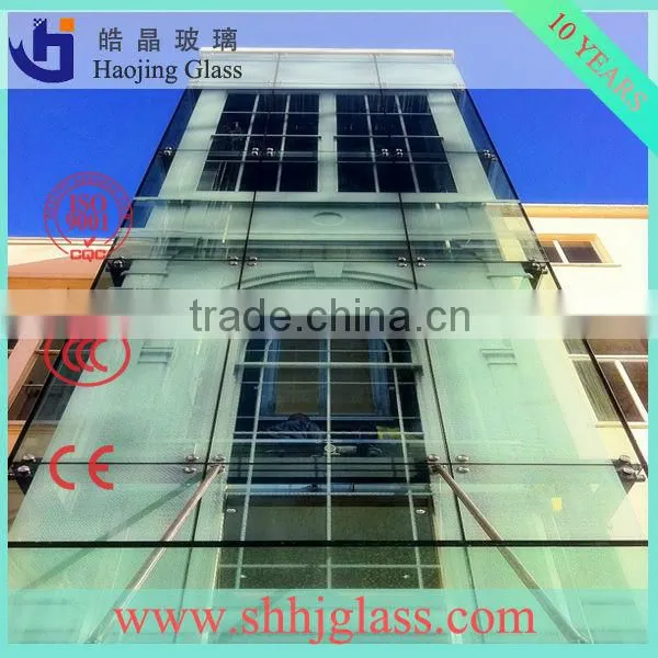 hot sale curtain wall insulated tempered double glazing glass with CE