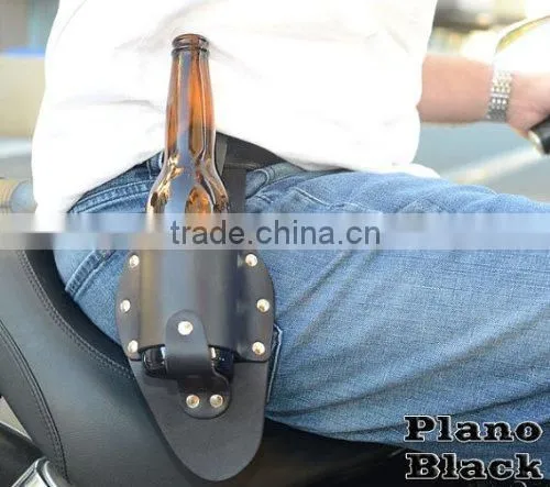 2015 Hot Sale Custom Full Grain Genuine Leather Bottle Holster