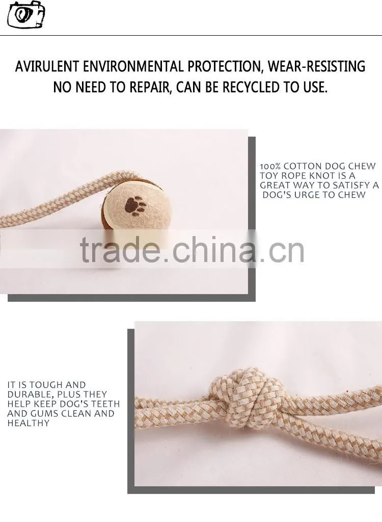 recycle cotton rope for dog chew toy for wholesale
