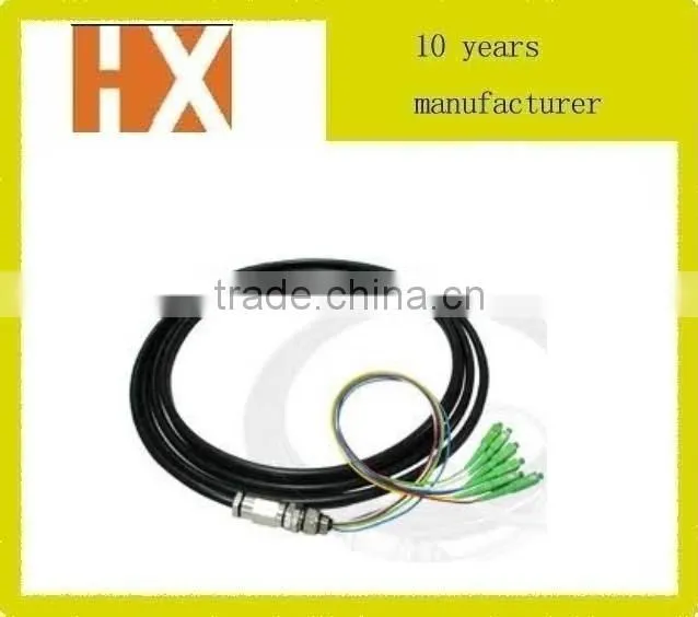 SC/APC 6Core water-proof optical fiber pigtail