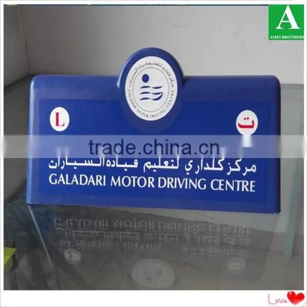 Custom made vacuum form taxi roof top light box