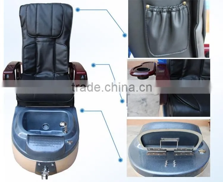 2016 whirlpool salon foot spa massage shiatsu pedicure chair