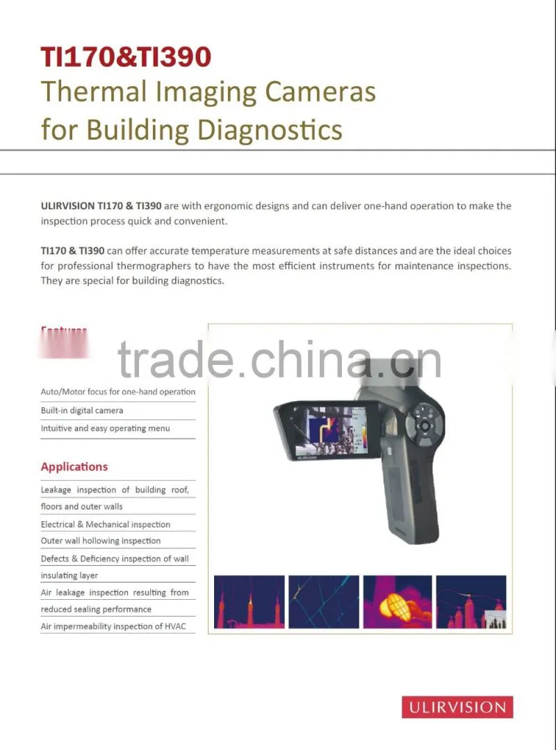 Thermal imaging camera TI170 infrared pyrometer