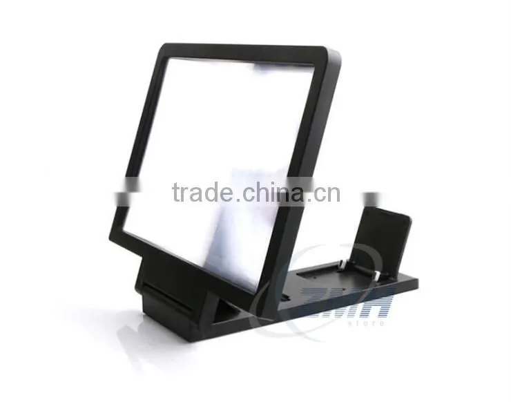 New Arrival Portable 3X Mobile Phone Screen HD Magnifier Lens&Holder for TV Watching