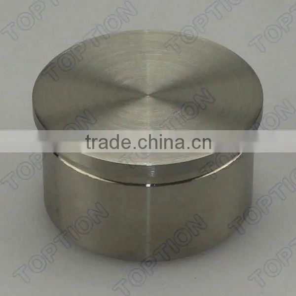 Stainless steel handrail balustrade tube end cap round