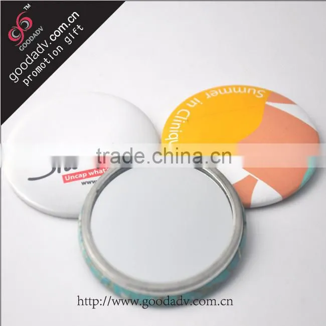 2015 hot selling wholesale promotion folding mini makeup mirror / lovely makeup mirror