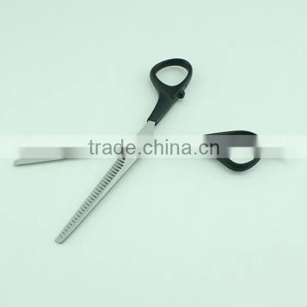 Professional Hair Cut Salon Stainless Steel Single Teeth Blade Barber Scissors