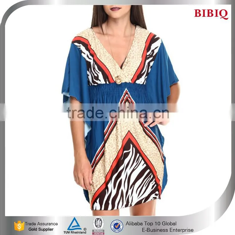 girls polka dots batik casual summer dress high neck plus size flapper dress abaya bulk wholesale maxi dresses