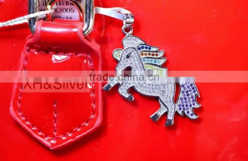 Factory wholesale fashion jewelry charms silver animal pendant