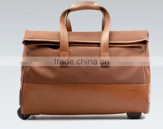 New Trendence Grey Felt luggage bag