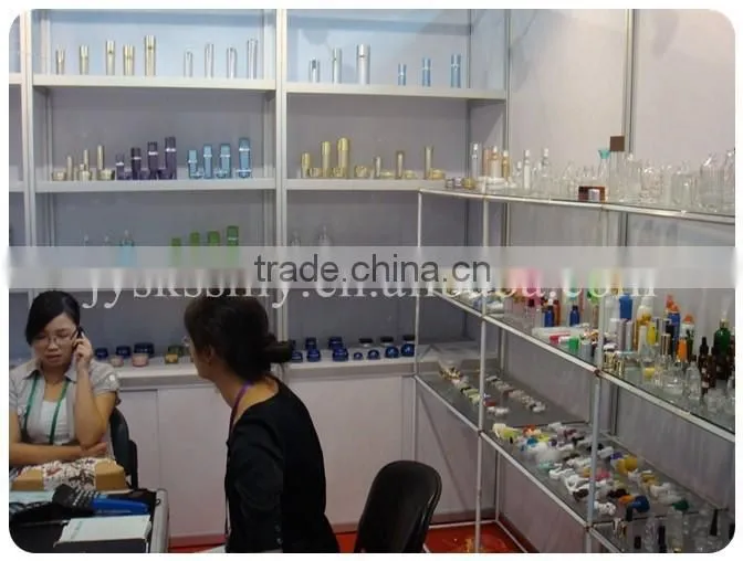 small glass perfume bottles with pump