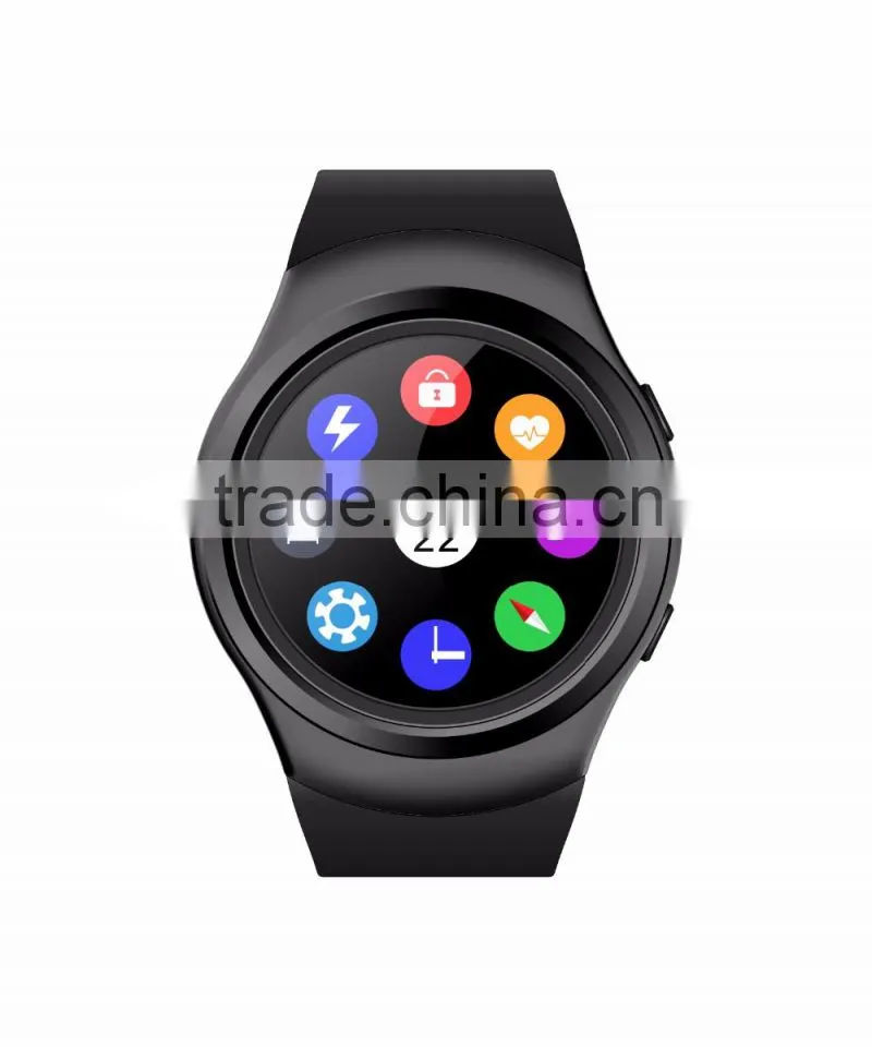Newest Heath Monitor Smart Watch round Full Circular Reminder Pedometer Sleep